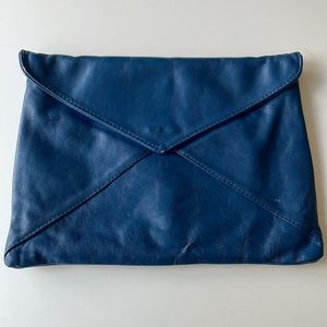 Vintage Navy Blue Envelope Purse